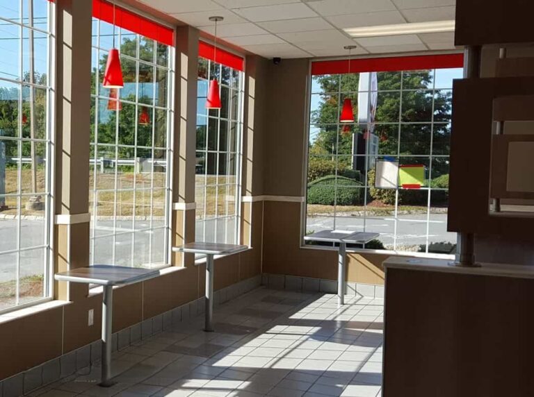 Cleaned Windows from the inside looking outside